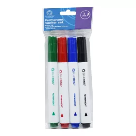   Alkoholos marker készlet, 3mm, kerek hegyű 4-es készlet Bluering®