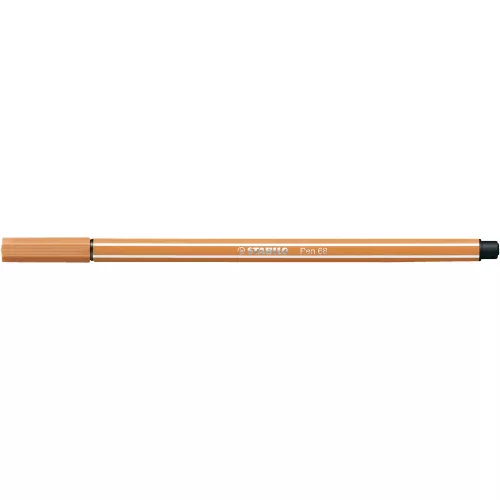 Rostirón, filctoll 1mm, M STABILO Pen 68 sötétokker