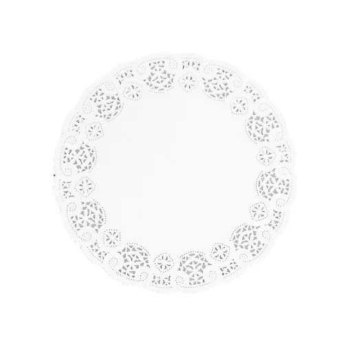 Tortacsipke kerek átmérő: 36 cm 100 db/csomag fehér