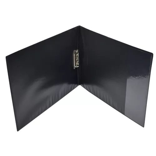 Villámzáras mappa A3, fekvő műanyag, Bluering®, fekete