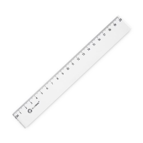 Vonalzó 20cm, műanyag Bluering®