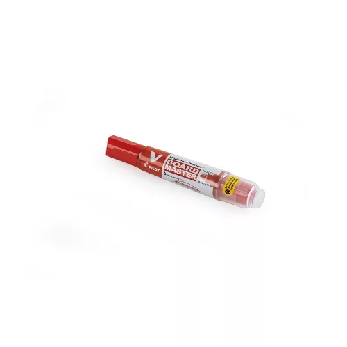 Táblamarker 2,3mm, kerek hegyű, utántölthető medium V-Board Pilot piros