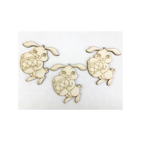 Natúr fa - Tojásos nyuszi 3db/csomag