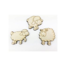 Natúr fa - Legelő bárányok 3db/csomag