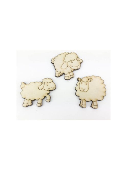 Natúr fa - Legelő bárányok 3db/csomag