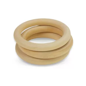 Natúr fa karika 7,5cm 3db/csomag