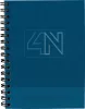Spirálfüzet A/4 4x25 lapos, négyzetrácsos T-Creativ "Notebook 4|4 A/4,4x25 lapos, négyzetrácsos