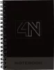 Spirálfüzet A/5 4x25 lapos, vonalas T-Creativ "Notebook 4|4 A/5,4x25 lapos, vonalas, karton borító