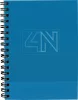 Spirálfüzet A/5 4x25 lapos, vonalas T-Creativ "Notebook 4|4 A/5,4x25 lapos, vonalas, karton borító