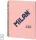 Spirálfüzet A/4 80 lapos, vonalas Milan "1918 Series" rózsaszín|Pink, Vonalas, 80 lapos