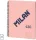 Spirálfüzet A/4 80 lapos, négyzetrácsos Milan "1918 Series" rózsaszín|Pink, Négyzetrácsos, 80 lapos