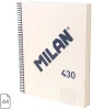 Spirálfüzet A/4 120 lapos, négyzetrácsos Milan "1918 Series" bézs|Bézs, négyzetr., 120 lapos, 57143E120BG