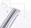 Spirálfüzet A/4 80 lapos, négyzetrácsos Milan "Shadow Grey" szürke|szürke, 80 lapos, négyzetr., 57143E80DWG