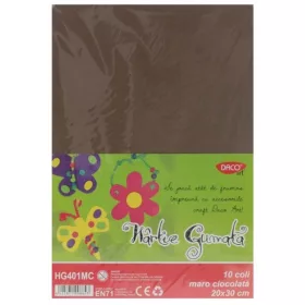 Dekorgumi A/4 10 db/csomag Daco barna|10 db/cs, HG401MC
