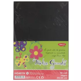 Dekorgumi A/4 10 db/csomag Daco fekete|10 db/cs, HG401N