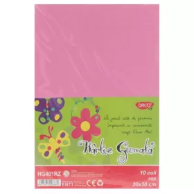   Dekorgumi A/4 10 db/csomag Daco rózsaszín|10 db/cs, HG401RZ