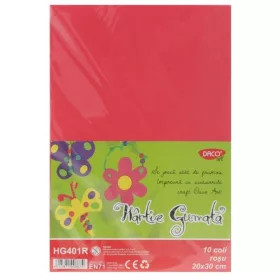 Dekorgumi A/4 10 db/csomag Daco piros|10 db/cs, HG401RZ