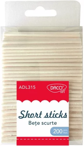 Hurkapálca 8 cm 200 db/csomag Daco natúr|8cm x 3mm, 200 db/cs, AD315