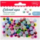Mozgó szem 10 mm 100 db/csomag Daco vegyes színek|100 db/cs, öntapadó, vegyes színek, 1 cm