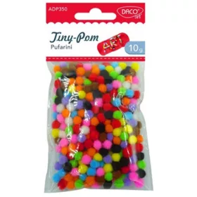   Pompon 6 mm 10 g Daco vegyes színek|Tiny-Pom, 10 g, 6 mm, AD350