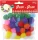 Pompon 25 mm 50 db/csomag Daco vegyes színek|50 db/cs, 2,5 cm, AD069