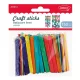 Fa spatula 75x20 mm 150 db/csomag Daco vegyes színek|Craft sticks, 150 db/cs, AD016