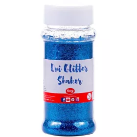 Csillámpor 60 g Daco kék|biológiailag lebomló, PU060A