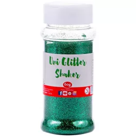 Csillámpor 60 g Daco zöld|biológiailag lebomló, PU060V
