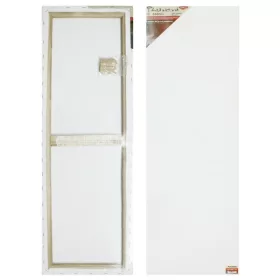   Feszített vászon, alapozott 30x90 cm, 380 g Daco fehér|feszített, 3 réteg alap, fa keret