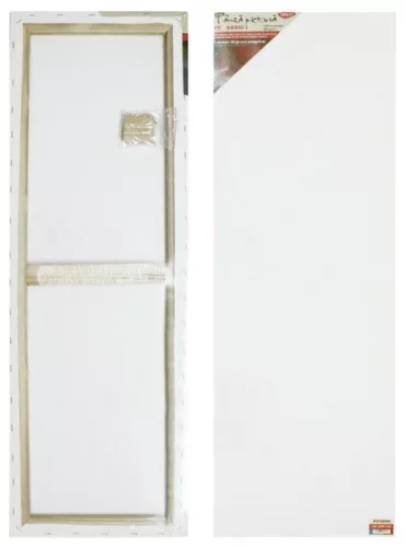 Feszített vászon, alapozott 30x90 cm, 380 g Daco fehér|feszített, 3 réteg alap, fa keret