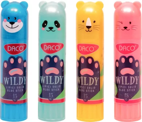 Ragasztó stift 15 g Daco "Wildly|állatos, PVP, LS015A