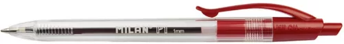 Golyóstoll 1 mm Milan P1 piros|piros, 17653225
