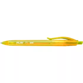   Golyóstoll 1 mm Milan P1 "Look" Colours sárga|sárga, áttetsző test, 17657121012