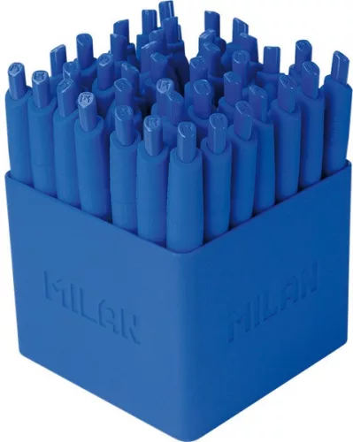 Golyóstoll 1 mm gumírozott test Milan P1 "Touch" Mini kék|kék, gumírozott test, mini, 176530140