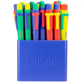   Golyóstoll Milan Sway Mix|kék, gumírozott test, 1765741140