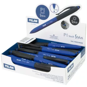   Golyóstoll 1 mm Milan P1 "Stylus" kék|kék, 1765914925B