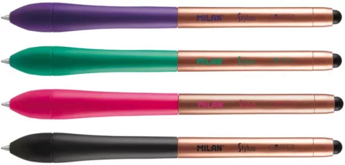 Golyóstoll 1 mm Milan "Stylus" Copper kék|kék, 176593924