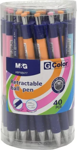 Golyóstoll 0,7 mm M&G "G Color" kék|kék, 0,7 mm, ABP88477