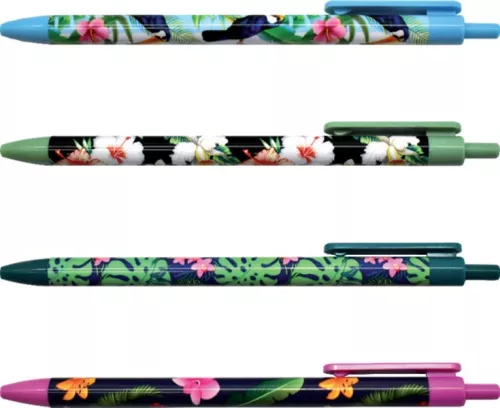 Golyóstoll 0,5 mm M&G "Tropical" kék|kék, 0,5 mm, ABP46480