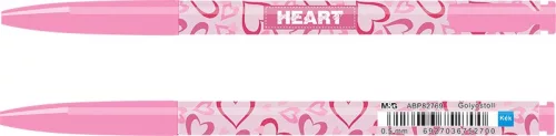 Golyóstoll 0,5 mm M&G "Heart" kék|ABP82769, kék, 0,5 mm
