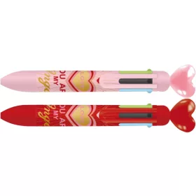   Golyóstoll 0,5 mm M&G "Love" kék|ABPU8177, 0,7 mm, hatszínű