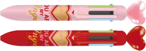 Golyóstoll 0,5 mm M&G "Love" kék|ABPU8177, 0,7 mm, hatszínű