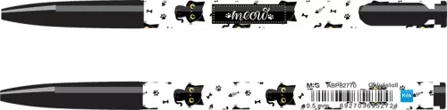 Golyóstoll 0,5 mm M&G "Meow" kék|ABP82770, kék, 0,5 mm
