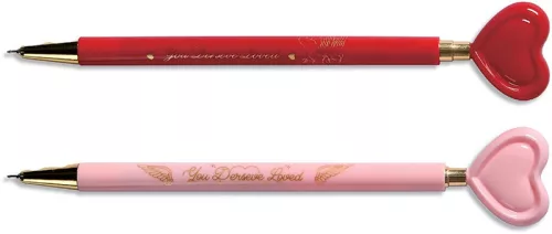 Golyóstoll 0,5 mm M&G "Love" fekete|0,5 mm, ABP87579