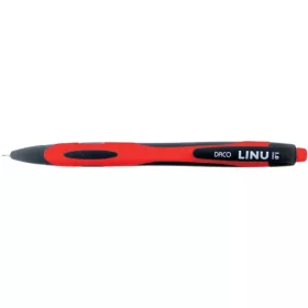   Golyóstoll 1 mm olajzselés Daco "Linu" piros|Piros, 1 mm, olajbázisú, PX254R