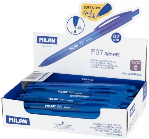 Zseléstoll 0,7 mm Milan "Dry-Gel" kék|0,7 mm, kék, 176540125