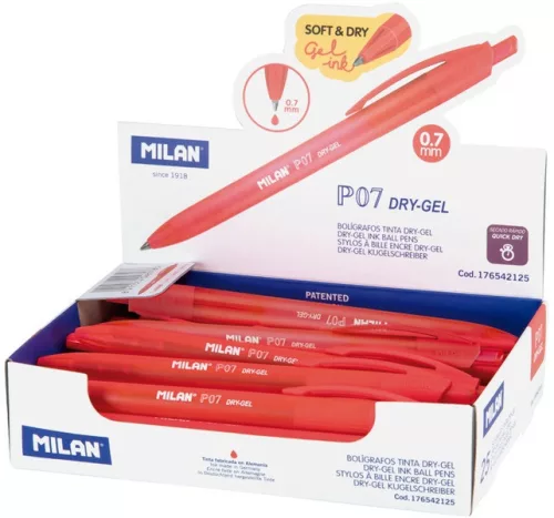 Zseléstoll 0,7 mm Milan "Dry-Gel" piros|0,7 mm, piros, 176542125