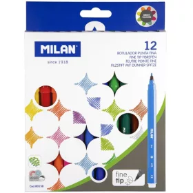 Filctoll készlet 2 mm Milan 610 12 szín|80158