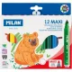 Filctoll készlet 7,5-15 mm vastag Milan 641 12 szín|12 db-os vastag filc készlet, 80020