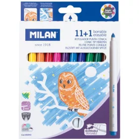   Filctoll készlet 5 mm ajándék varázsfilc Milan 632 11 szín|varázs 80093